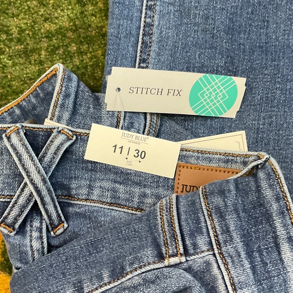 Judy Blue Baylor High-Rise Wide Leg Jeans - Indigo - Picture 6 of 7